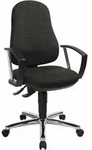 Topstar B&uuml;rostuhl Support&reg; P Deluxe, 8179AG22 anthrazit, chrom Stoff