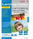 Genie (DIN A4 80 Mikron) 100er Pack - Transparent - Thermodruck - 0,08 mm - 216