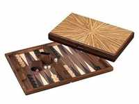 Philos 1127 - Backgammon: Mykonos, groß aus Walnuss & Zebrano