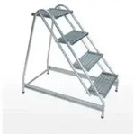 Aluminium-Arbeitspodest einseitig begehbar, 4 Stufen50055