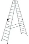 MUNK Stehleiter mit ergo-pad beidseitig begehbar 2x14 Stufen