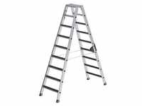 ALU-Stehleiter clip-step 2x9 Stufen 41609