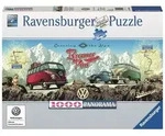 VW Bulli &uuml;ber den Brenner 1000 Teile Panorama Puzzle