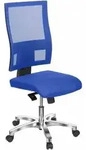 Topstar B&uuml;rostuhl Nito, PRONETSYT38 royalblau, alu Stoff