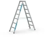 Stufen-Stehleiter Saferstep B L.1,98m Arbeits-H.3,3m G.10,9kg 2x7 Stufen Zarges