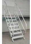 Aluminium-Treppe 45&deg; 17Stufen300257