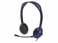 Logitech - Headset - On-Ear - kabelgebunden - 3,5 mm Stecker - Mitternachtsblau -