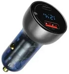 Baseus Auto-Ladeger&auml;t USB / USB Typ C 65 W 5 A SCP Quick Charge 4.0 + USB Typ C -