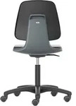 Bimos Arbeitsstuhl Labsit 2, K-Leder anthr. Sitzh&ouml;he 450-650 mm mit Rollen