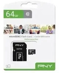 PNY Micro SD Card Performance Plus 64GB Komponenten Speicher Flash-Speicher