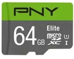 PNY Elite - Flash-Speicherkarte - 64 GB - UHS-I U1 / Class10