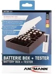 ANSMANN Aufbewahrungsbox f&uuml;r Akkus, mit Batterie Tester
