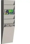 Paperflow Wand-Sortiertafel V 6F A4V1X6.02 DIN A4 grau