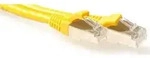 ACT Yellow 30 meter LSZH SFTP CAT6A patch cable snagless with RJ45 connectors