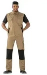 Canvas 320 Weste khaki/schwarz Gr&ouml;&szlig;e S