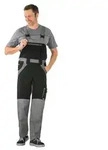 Plaline Latzhose schwarz/zink Gr&ouml;&szlig;e 106