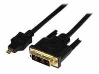StarTech.com 1m Micro HDMI auf DVI Kabel - micro HDMI Typ-D / DVI-D Adapterkabel -
