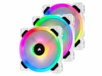 CORSAIR LL Series LL120 RGB Dual Light Loop - Gehäuselüfter - 120 mm - weiß, Blau,