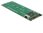 DeLOCK U.2 SFF-8654 or SATA Converter to 1 x M.2 Key M slot