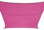 Schattentuch Rechteck 2 x 3 Meter Polyester fuchsia
