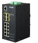 PLANET IGS-12040MT - Switch - managed - 8 x 10/100/1000 + 4 x Gigabit SFP