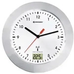Bresser Optik 8020114 Funk Wanduhr Lernbausatz 17 mm x 6 cm Wei&szlig;