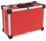 Perel WERKZEUGKOFFER - ALUMINIUM - 320 x 230 x 155 mm - 11,4 L - ROT