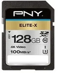 PNY Elite-X - Flash-Speicherkarte - 128 GB - UHS-I U3 / Class10