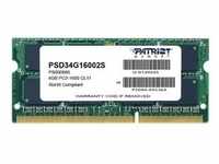 Patriot Signature Line - DDR3 - Modul - 4 GB - SO DIMM 204-PIN - 1600 MHz / PC3-12800