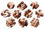 Holzpuzzle Sortiment, Puzzlespiel, f&uuml;r 1 Spieler, ab 6 Jahren
