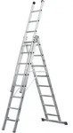 ILLER-LEITER Alu-Mehrzweckleiter 3-tlg. 53010