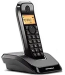 Motorola S1201 DECT-Telefon Anrufer-Identifikation Schwarz Motorola S1201 DECT-Telefon Anrufer-Identifikation Schwarz