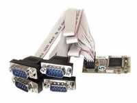 StarTech.com 4 Port Seriell RS232 Mini PCI Express Karte mit 16650 UART
