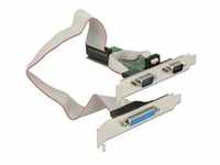 DeLock PCI Express Card > 2 x Serial RS-232 + 1 x Parallel