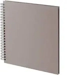 Fotoalbum Whire-O 60 Seiten 290x290mm taupe/schwarz
