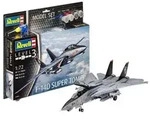 Modellbausatz mit Basiszubeh&ouml;r, F-14D Super Tomcat, 111 Teile, ab 10 Jahren