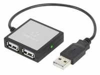 Renkforce 4 Port USB 2.0-Hub Silber (RF-4840290)