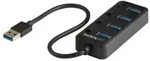 StarTech.com 4 Port USB 3.0 Hub - 4x USB-A mit individuellen An/Aus-Schaltern