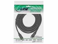 InLine® DisplayPort Kabel, schwarz, vergoldete Kontakte, 10m Kabel Displayport