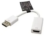 ROLINE DisplayPort-HDMI Adapter, DP Stecker-HDMI Buchse Adapter / Konverter