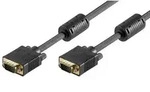 Goobay 68140 VGA auf VGA Kabel / Monitorkabel Full HD / VGA 15 polig / 2x...