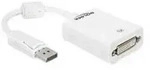 Delock 61765 DisplayPort / DVI Adapter [1x DisplayPort Stecker - 1x DVI-Buchse