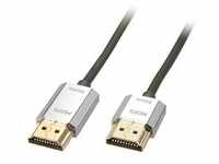 Lindy CROMO Slim High Speed HDMI Cable with Ethernet - HDMI mit Ethernetkabel -...