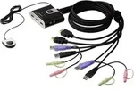 ATEN CS692-AT 2 Port KVM-Umschalter HDMI USB 1920 x 1200 Pixel