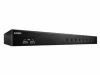 Lindy KVM Switch Pro USB 2.0 Audio DVI-I - KVM-/Audio-/USB-Switch