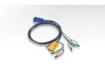 ATEN KVM Anschlusskabel [1x VGA-Stecker, Klinkenstecker 3.5 mm, Klinkenstecker 3.5