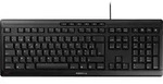 CHERRY Stream USB Tastatur Belgisch, AZERTY Schwarz