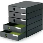 styro styroval pro - Polystyrene - Schwarz - A4 - 5 Schublade(n) - 243 mm - 4,9