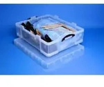 Really Useful Boxes 70L, Aufbewahrungsbox, Transparent, Rechteckig, Polypropylen