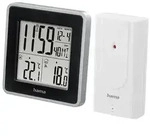 HAMA Wetterstation EWS Intro, silber/schwarz